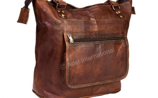 Vik – Premium Læder Tote Bag