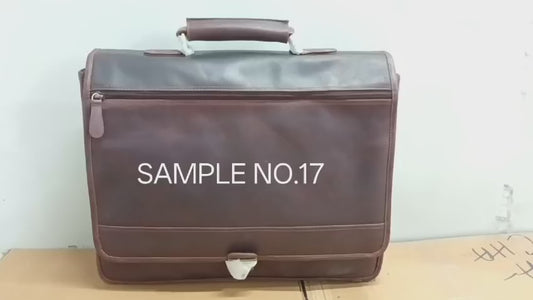 HÅKON Læder Laptop- og Dokumenttaske