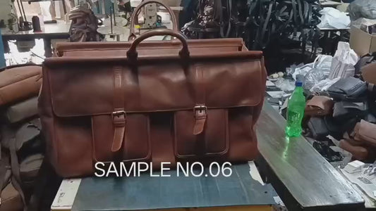 Lindholm - Rejsetaske i læder